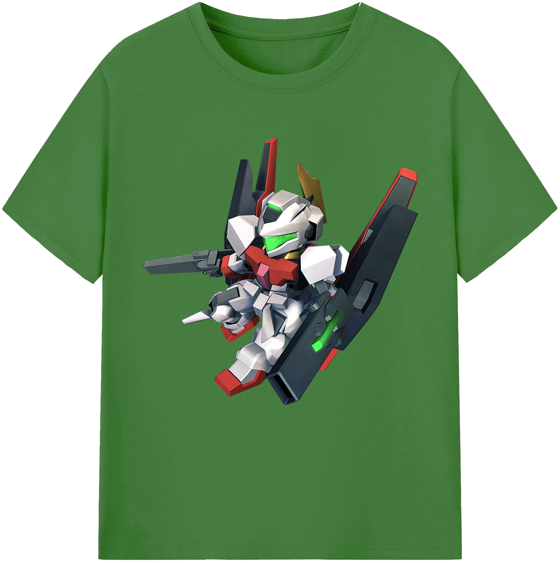 （画像用） 機動戦士ガンダム Mobile Suit Gundam レディースカジュアルプリントTシャツ（綿100％）